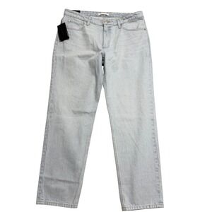 Nobody Denim Phoebe Jean Women 33 Light Blue Straight Leg High Rise NWT